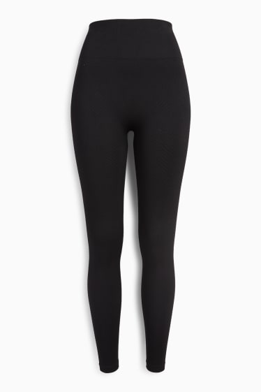 Mujer - Leggings deportivos - protección UV - negro