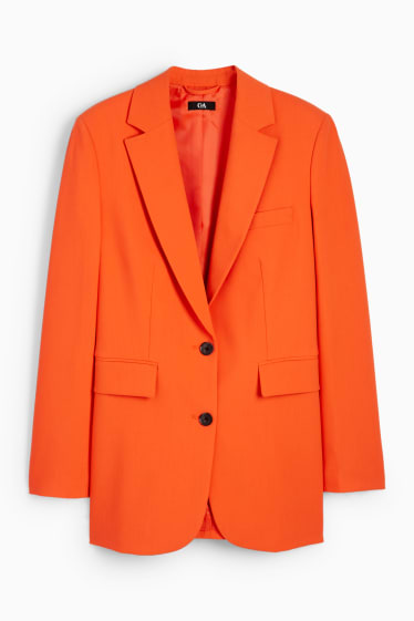 Femmes - Longblazer Oversized - doublé - orange