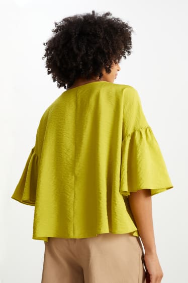 Damen - Bluse - gelb