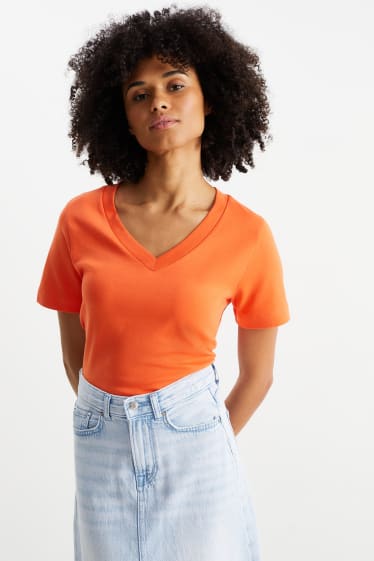 Femmes - T-shirt - orange