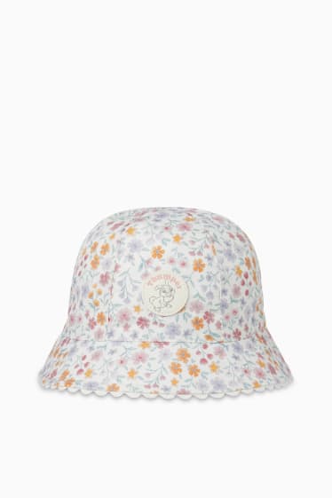 Babies - Bambi - baby hat - floral - cremewhite