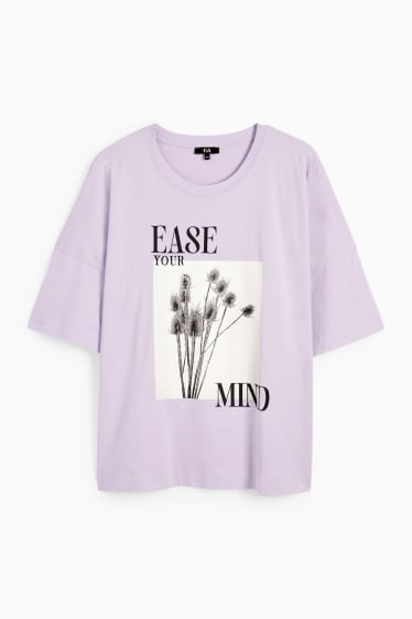 Donna - T-shirt - viola chiaro
