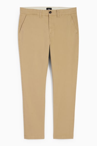 Uomo - Pantaloni chino - slim fit - beige