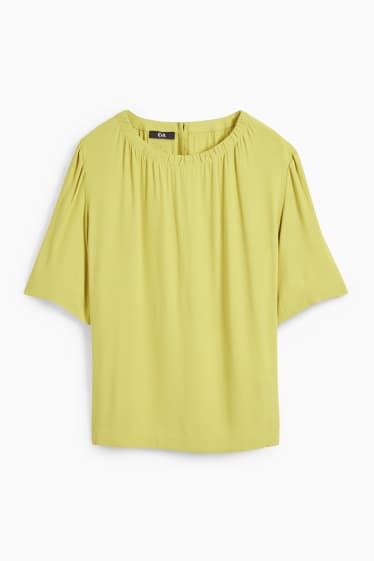 Damen - Business-Bluse - gelb