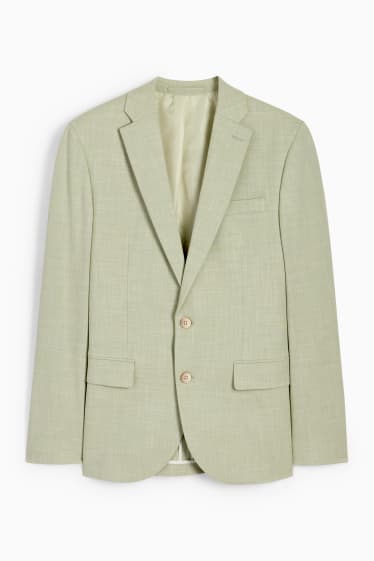 Hommes - Veste de costume - slim fit - Flex  - vert clair