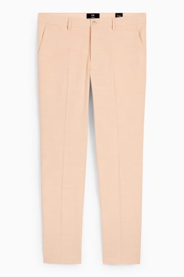 Men - Mix-and-match trousers - slim fit - Flex - light orange