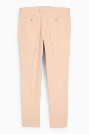 Men - Mix-and-match trousers - slim fit - Flex - light orange