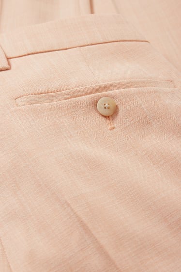 Men - Mix-and-match trousers - slim fit - Flex - light orange