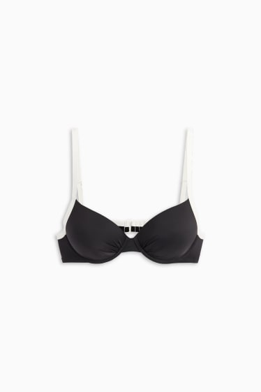 Damen - Bikini-Top mit Bügel - wattiert - LYCRA® XTRA LIFE™ - schwarz