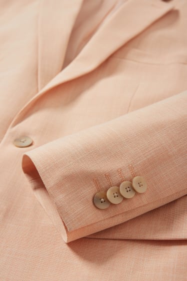 Uomo - Giacca coordinabile - slim fit - Flex - arancio chiaro