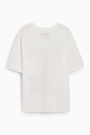 Niños - Tupac - camiseta de manga corta - blanco roto