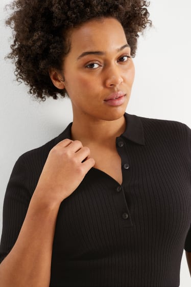 Mujer - Jersey básico - negro