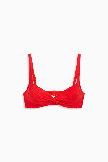 Donna - Top bikini - imbottito - LYCRA® XTRA LIFE™ - rosso