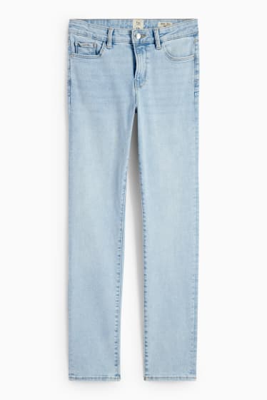 Kobiety - Slim jeans - średni stan - dżinsy modelujące - Flex - LYCRA® - dżins-jasnoniebieski
