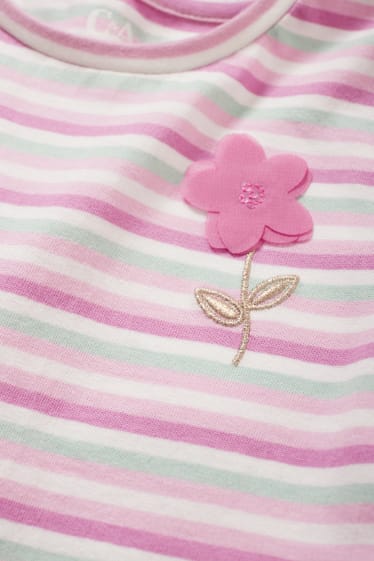 Bambini - Confezione da 2 - primavera - maglia a maniche corte - bianco crema
