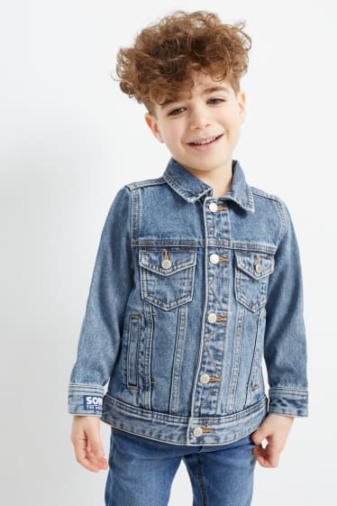 Enfants - Sonic - veste en jean - jean bleu clair
