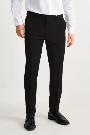 Hommes - Pantalon de costume - regular fit - Flex - LYCRA®  - noir