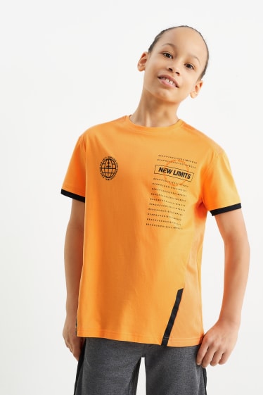 Kinder - Funktions-Shirt - orange