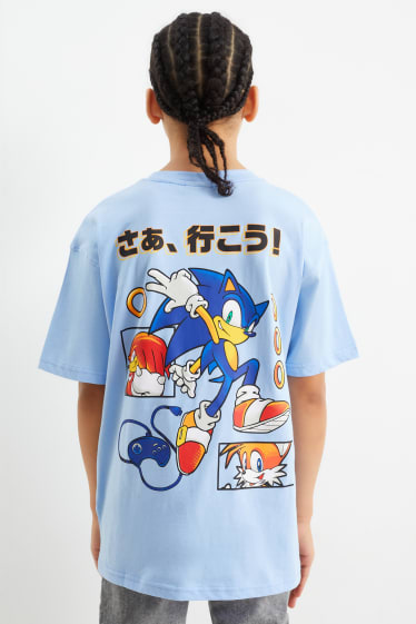 Bambini - Sonic - t-shirt - azzurro