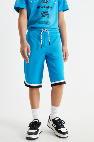 Niños - Shorts funcionales - azul