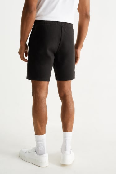 Hommes - Shorts en molleton - noir