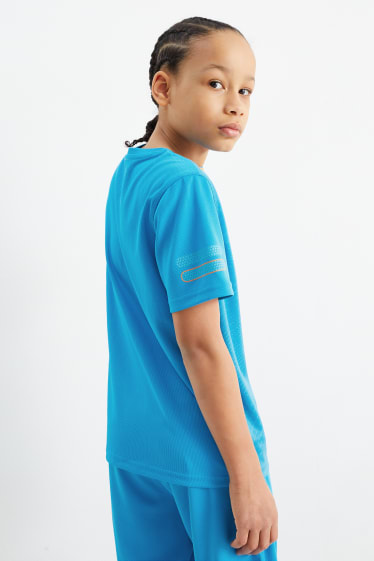 Kinder - Funktions-Shirt - blau