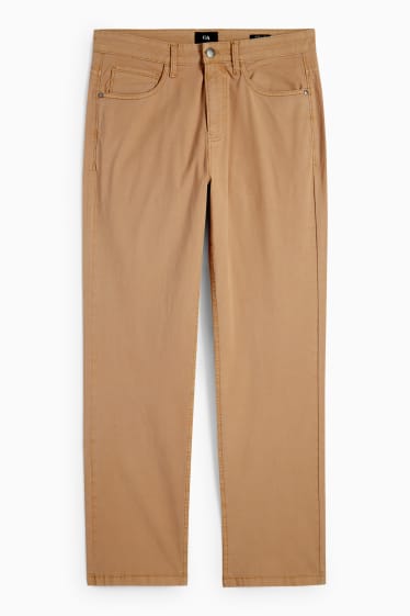 Hommes - Pantalon - regular fit - beige
