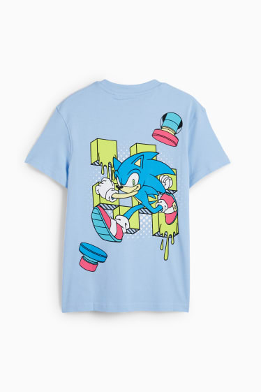 Niños - Sonic - camiseta de manga corta - azul claro