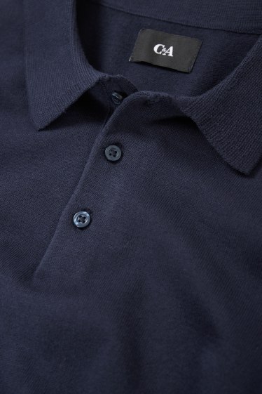 Herren - Poloshirt - dunkelblau