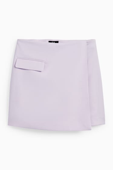 Femmes - Jupe-short - violet clair