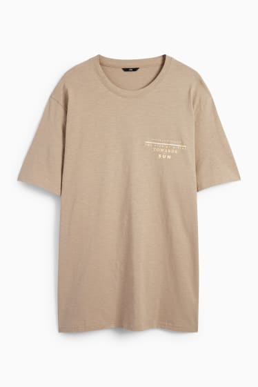 Uomo - T-shirt - tortora
