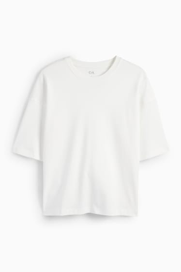 Kobiety - T-shirt basic - biały