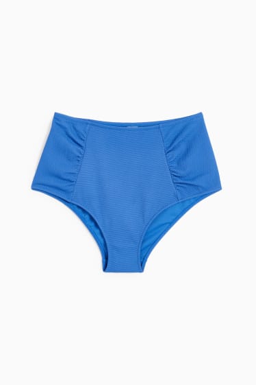 Donna - Slip bikini - vita alta - LYCRA® XTRA LIFE™ - blu