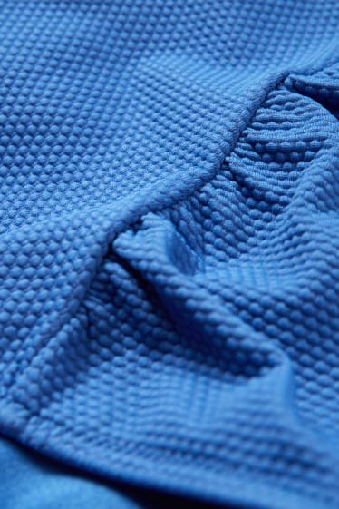Dámské - Spodní díl bikin - high waist - LYCRA® XTRA LIFE™ - modrá