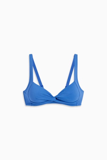 Mujer - Top de bikini - con relleno - LYCRA® XTRA LIFE™ - azul