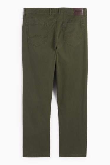 Home - Pantalons - regular fit - verd fosc
