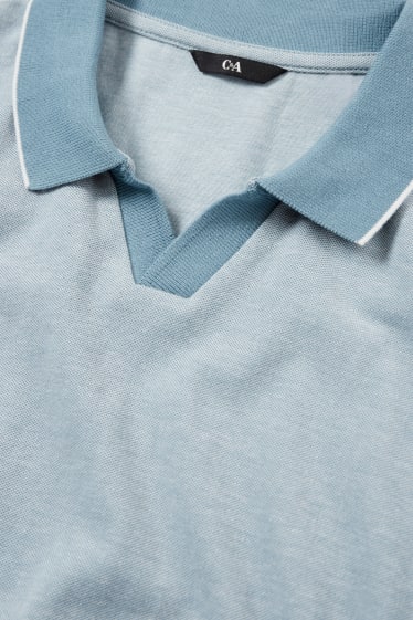 Hommes - Polo - turquoise clair