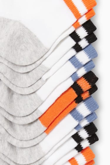 Pánské - Multipack 7 ks - nízké ponožky - oranžová