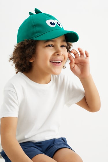 Children - Dinosaur - baseball cap - green