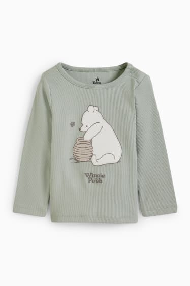 Neonati - Confezione da 2 - Winnie the Pooh - pigiama per bebè - 4 pezzi - verde menta