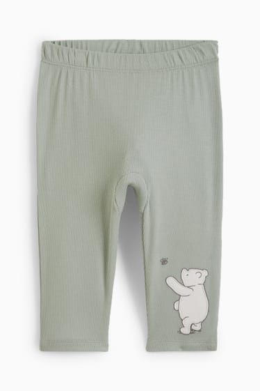 Miminka - Multipack 2 ks - Medvídek Pú - pyžamo pro miminka - 4 díly - mátově zelená