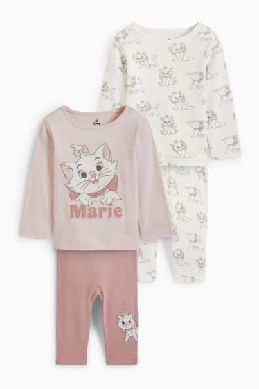 Babys - Set van 2 - Aristocats - baby-pyjama - 4-delig - roze