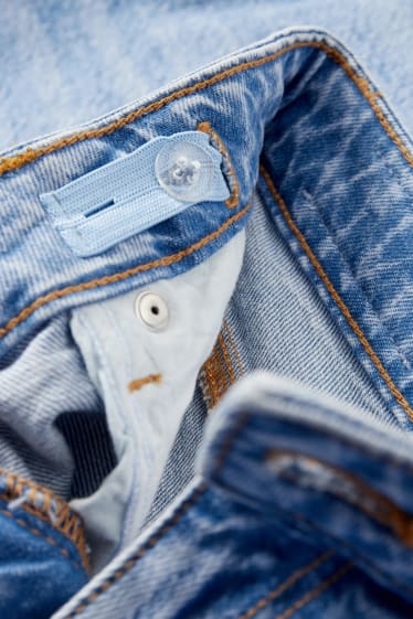 Enfants - Bermuda en jean - jean bleu clair