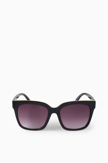 Damen - Sonnenbrille - schwarz