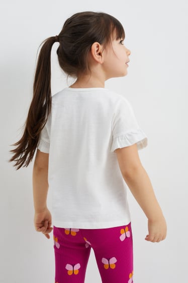 Bambini - Love - maglia a maniche corte - bianco crema