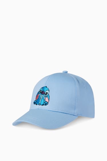 Kinder - Lilo & Stitch - Baseballcap - hellblau