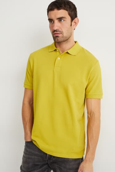 Herren - Poloshirt - gelb