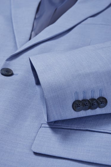 Hommes - Veste de costume - regular fit - Flex - matière extensible - bleu clair