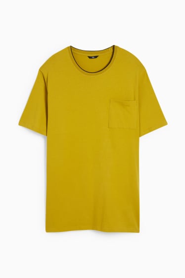 Uomo - T-shirt - giallo