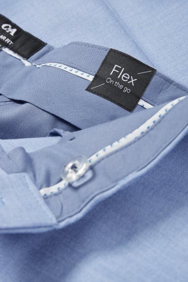 Mężczyźni - Spodnie modułowe - regular fit - Flex - strecz  - jasnoniebieski